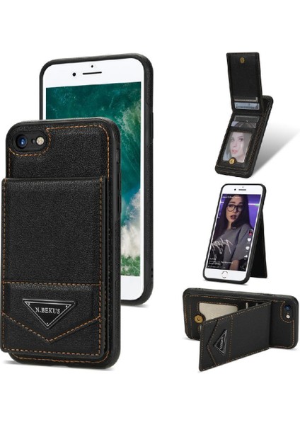 IPhone 7/iphone 8 Ince Kılıf Koruyucu Kapak Manyetik Pu ile Uyumlu (Yurt Dışından)