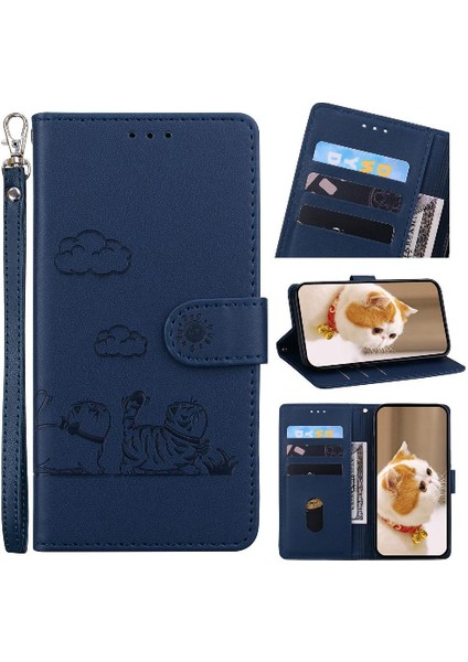 Redmi Not 9 Pro Max Kedi Için Flip Case Rfıd Kart Yuvası Tutucu (Yurt Dışından)