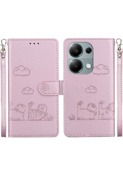 Poco M6 Pro Için Flip Case Kart Yuvası Tutucu Kickstand Kedi Rfıd (Yurt Dışından) indirimleri