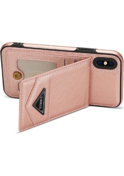 IPhone X/xs Slim Case Pu Deri Rfıd Engelleme Koruyucu ile Uyumlu (Yurt Dışından)