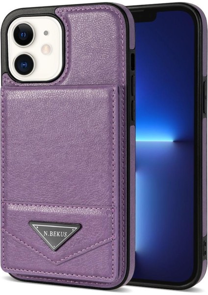 IPhone 12 Mini Ince Durumda Rfıd Engelleme Koruyucu Kapak Pu ile Uyumlu (Yurt Dışından) modelleri
