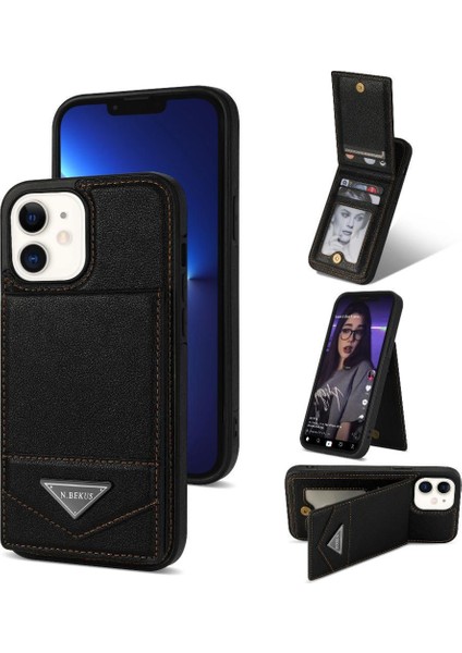IPhone 12 Ince Kılıf Koruyucu Kapak Manyetik Kapatma Rfıd ile Uyumlu (Yurt Dışından)