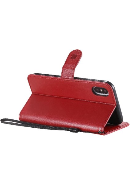 Kart Yuvası Tasarımı Ince ile IPhone X/xs Dayanıklı Hafif Flip Case (Yurt Dışından)
