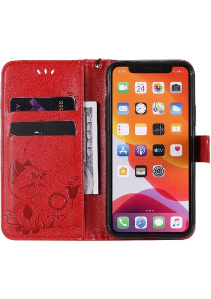 Kart Yuvası Tasarımı Ince IPhone 11 Pro Dayanıklı Hafif Için Flip Case (Yurt Dışından)