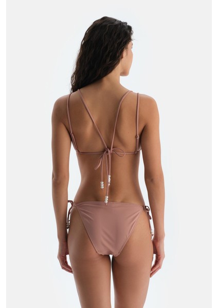 Kahverengi Üçgen Küçük Bikini Üst fırsatları