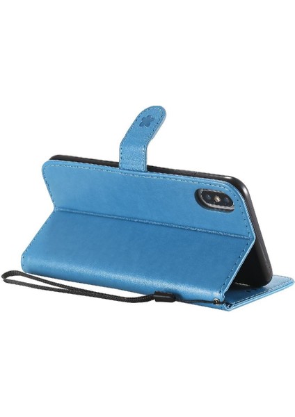 Kart Yuvası Tasarımı Pu ile IPhone Xs Max Dayanıklı Hafif Flip Case (Yurt Dışından)