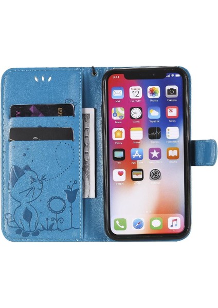 Kart Yuvası Tasarımı Ince ile IPhone X/xs Dayanıklı Hafif Flip Case (Yurt Dışından)