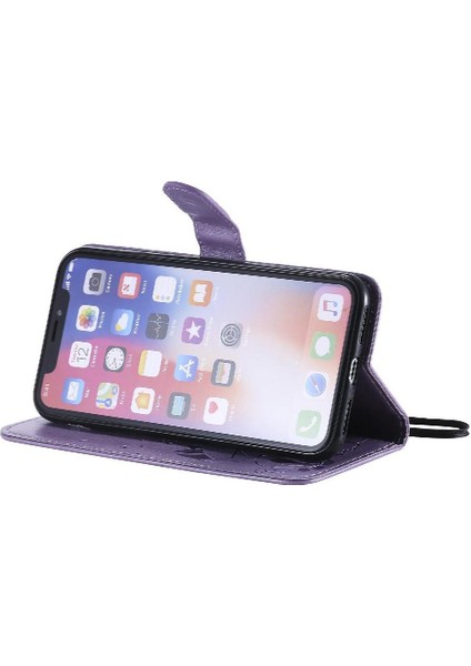Kart Yuvası Tasarımı Ince ile IPhone X/xs Dayanıklı Hafif Flip Case (Yurt Dışından)