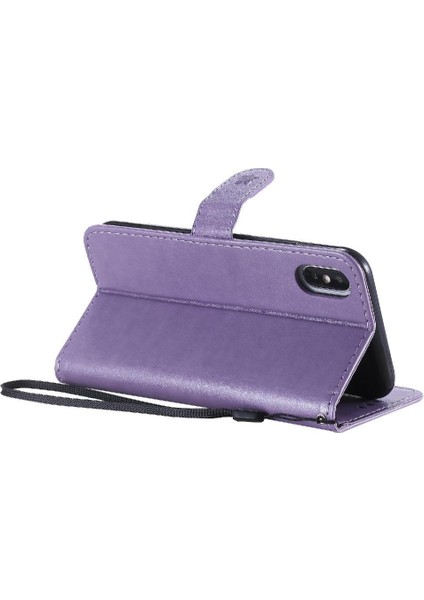 Kart Yuvası Tasarımı Ince ile IPhone X/xs Dayanıklı Hafif Flip Case (Yurt Dışından)