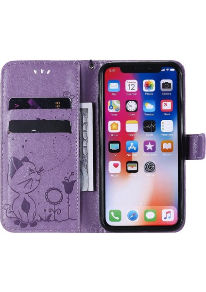 Kart Yuvası Tasarımı Ince ile IPhone X/xs Dayanıklı Hafif Flip Case (Yurt Dışından)
