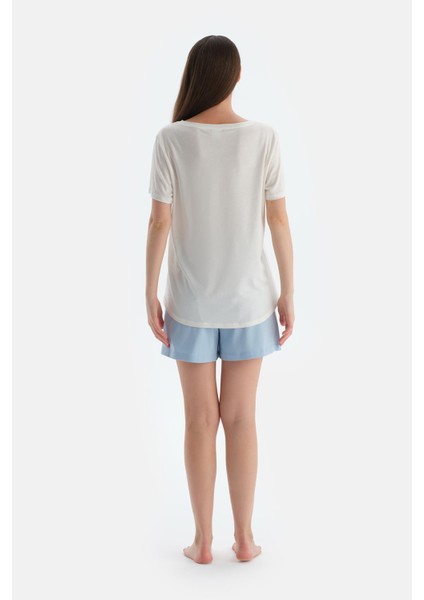 Mavi Penye Modal Ikili Şort fiyatları