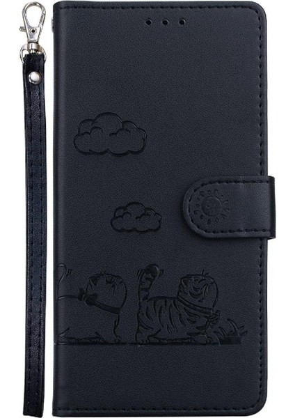 Iphone 11 Için Flip Case Kedi Rfid Deri Cüzdan Kart Yuvası Tutucu Kickstand (Yurt Dışından) fırsatları