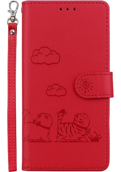 Iphone 8 Için Flip Case Artı/7 Artı Kart Yuvası Tutucu Kickstand Kedi Rfid (Yurt Dışından) modelleri