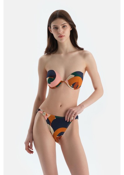Multicolor Straplez Bikini Üst fırsatları