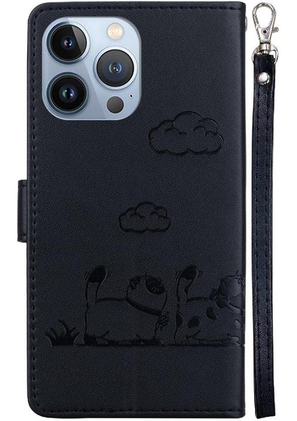 IPhone x Için Flip Case/xs Kedi Rfıd Deri Cüzdan Kart Yuvası Tutucu (Yurt Dışından) fırsatları