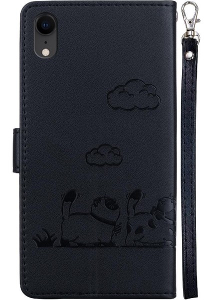 IPhone x Için Flip Case/xs Kedi Rfıd Deri Cüzdan Kart Yuvası Tutucu (Yurt Dışından) indirimleri
