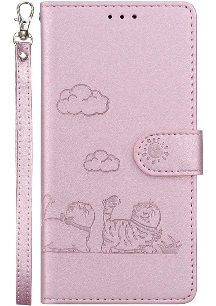 IPhone x Için Flip Case/xs Kedi Rfıd Deri Cüzdan Kart Yuvası Tutucu (Yurt Dışından) fırsatları