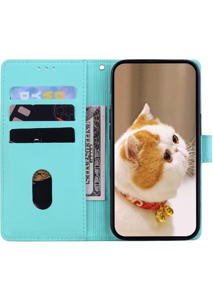 IPhone x Için Flip Case/xs Kedi Rfıd Deri Cüzdan Kart Yuvası Tutucu (Yurt Dışından) modelleri