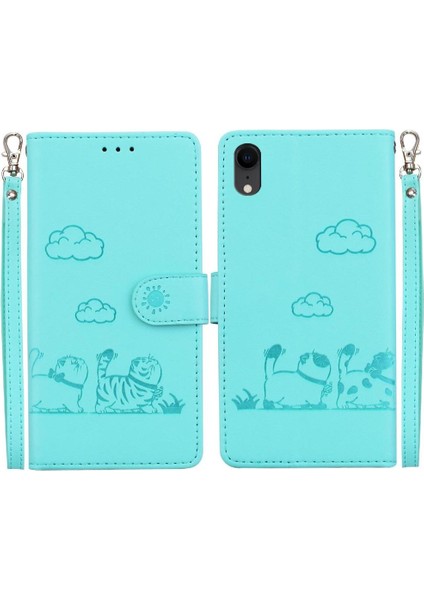 IPhone x Için Flip Case/xs Kedi Rfıd Deri Cüzdan Kart Yuvası Tutucu (Yurt Dışından) indirimleri