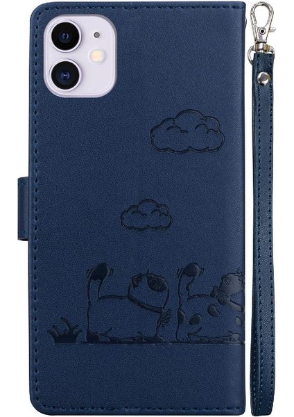 Iphone 11 Için Flip Case Pro Max Kart Yuvası Tutucu Kickstand Deri Cüzdan (Yurt Dışından)