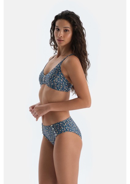 Multicolor Üçgen Geniş Bikini Üst modelleri