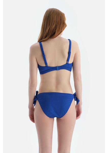 Sax Mavisi Düşük Bel Bikini Alt fiyatları