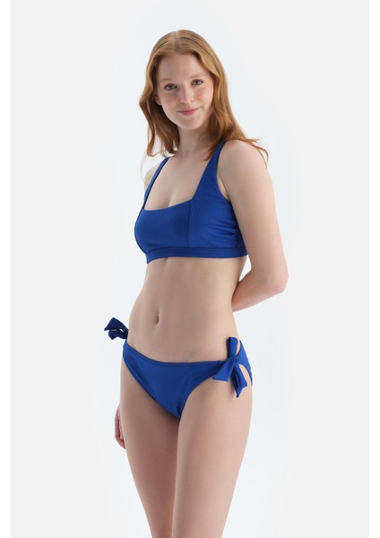 Sax Mavisi Düşük Bel Bikini Alt modelleri