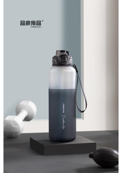 Pınkah PJ-782 1000ML Çıkarılabilir Pipetli Sportif Tritan Matara