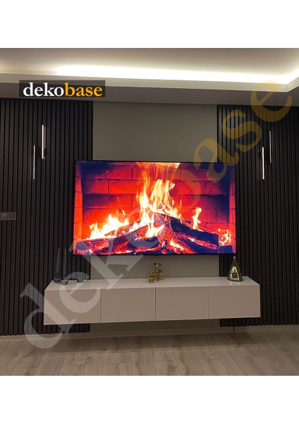 Antrasit (2 Adet) 60X240CM Yeni Nesil Akustik Ahşap Duvar Paneli fırsatları