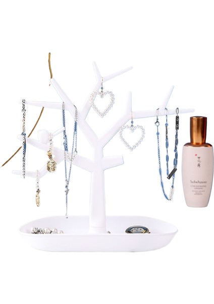 Ağaç Mücevher Depolama Asılı Raf Ev Masaüstü Aksesuarları Ekran Rafı Çok Fonksiyonlu Raf (Yurt Dışından)