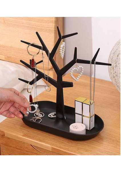 Ağaç Mücevher Depolama Asılı Raf Ev Masaüstü Aksesuarları Ekran Rafı Çok Fonksiyonlu Raf (Yurt Dışından) fiyatları