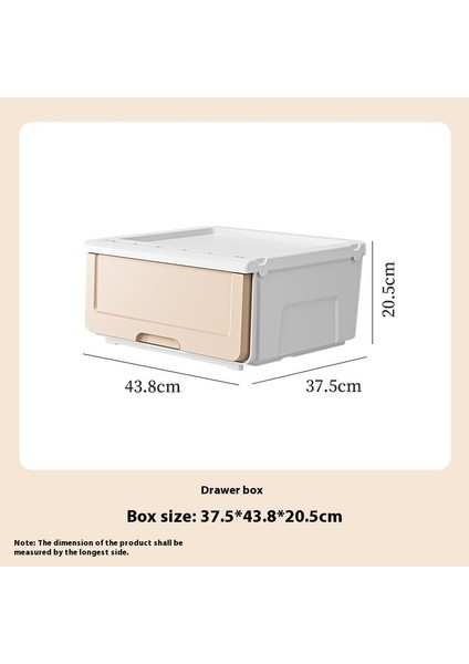 Su Aygırı Ağzı Saklama Kutusu Ev Kıyafetleri ve Oyuncaklar Düzenleme Kutusu Saklama Kutusu Plastik Saklama Dolabı (Yurt Dışından)