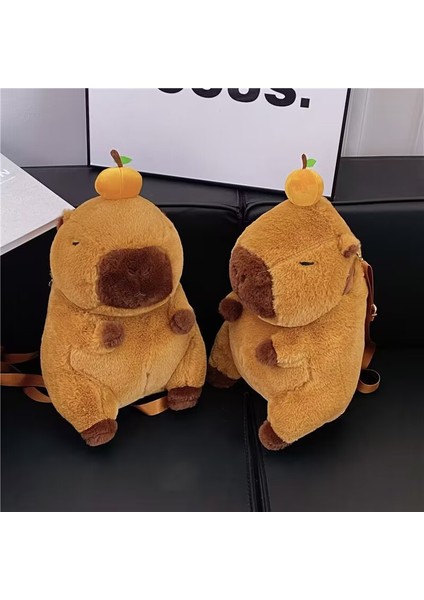 Çirkin Capybara Sırt Çantası Peluş Bebek Tatil Hediyesi (Yurt Dışından) fırsatları