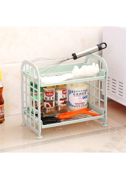 Çok Fonksiyonlu Organizasyon Depolama Plastik Kozmetik Masaüstü Raf Mutfak Çift Drenaj Depolama Raf Banyo Rafı (Yurt Dışından) modelleri