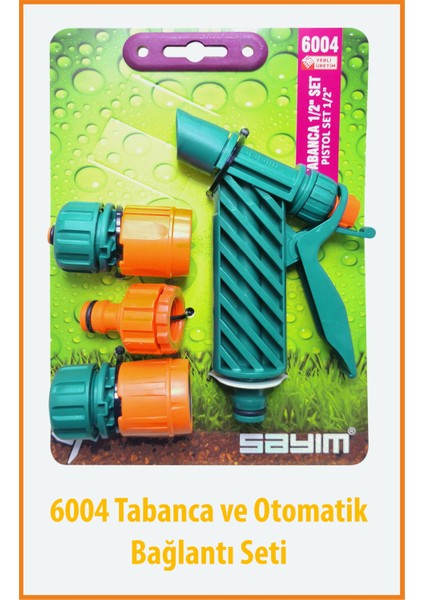 25 Metre Uv Dayanımlı Hortum ve Otomatik Bağlantılı Tabanca Seti modelleri