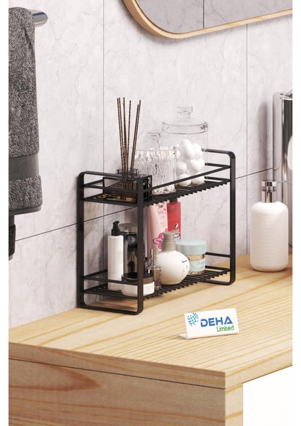 Masa Tezgah Üstü Düzenleyici Metal Organizer Raf Banyo Mutfak Rafı Baharatlık Makyaj Standı fiyatları