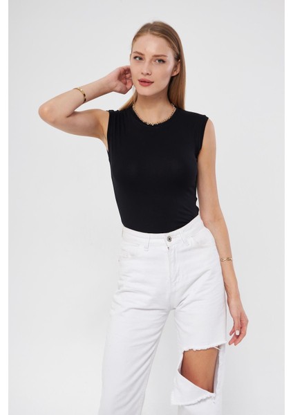 Sıfır Kol Bisiklet Yaka Badi Viskon Likralı Body 109 fiyatları