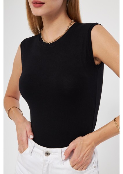 Sıfır Kol Bisiklet Yaka Badi Viskon Likralı Body 109 fırsatları