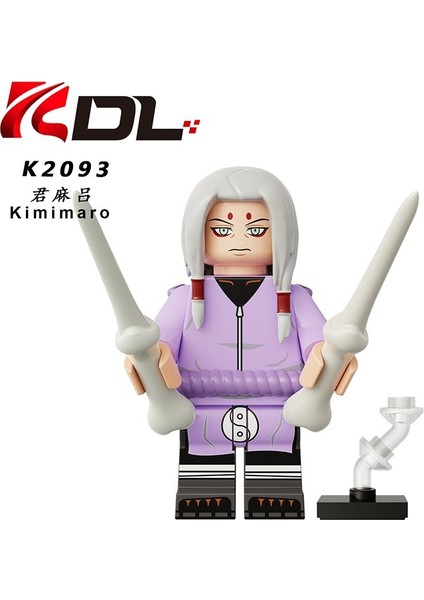 Naruto Yapı Taşları Minifigure Küçük Parçacık Takılabilir Bebek Oyuncak Çantası (Yurt Dışından)