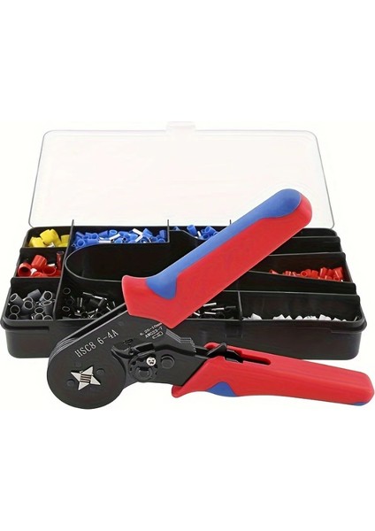 Hsc8 6-4 Terminal Sıkma Pensesi 1200 Adet Tel