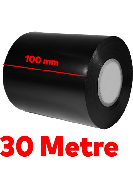 Antikorozyon Bandı Siyah Renk Metal Boru Pas Önleme Izolasyon Sarma Bant 100 mm x 30 Metre 1 Adet fiyatları