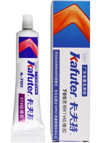Kafuter K-705 Şeffaf Silikon Yapıştırıcı