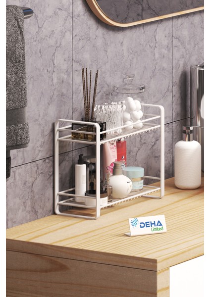 Masa Tezgah Üstü Düzenleyici Metal Organizer Raf Banyo Mutfak Rafı Baharatlık Makyaj Standı fiyatları