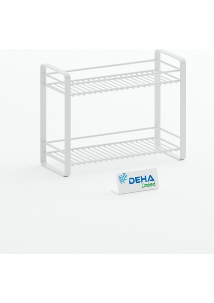 Masa Tezgah Üstü Düzenleyici Metal Organizer Raf Banyo Mutfak Rafı Baharatlık Makyaj Standı fırsatları