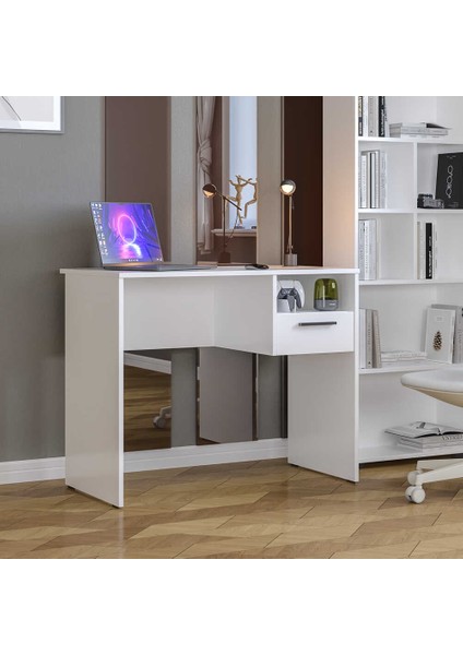 White Genç Odası Çekmeceli Çalışma Masası - Beyaz fiyatları