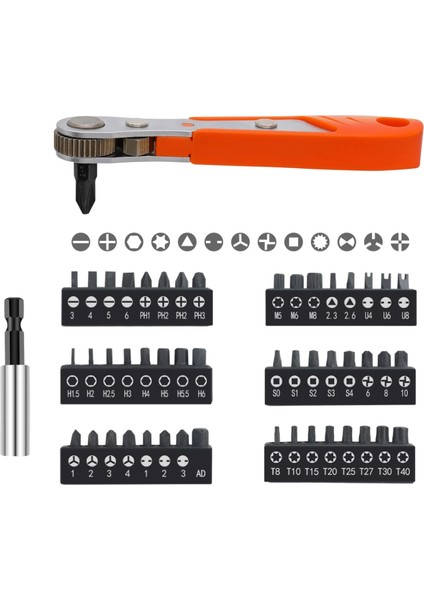 68 Parça 25 mm - 75 mm Tornavida Seti indirimleri