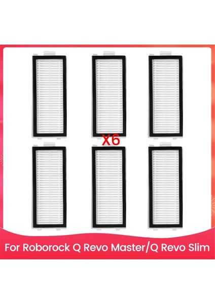 Roborock Q Revo Master/q Revo Slim Robot Süpürge Yedek Aksesuarları Için Hepa Filtre Yedek Parçaları (Yurt Dışından)