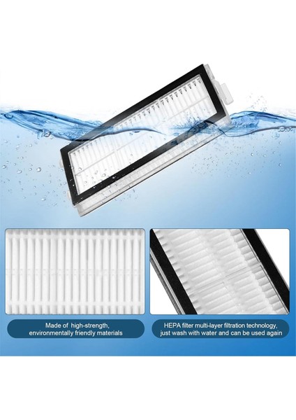 Roborock Q Revo Master/q Revo Slim Robot Süpürge Yedek Aksesuarları Için Hepa Filtre Yedek Parçaları (Yurt Dışından) indirimleri