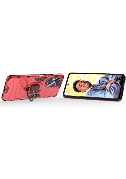 C55 Kickstand 360 &deg; Dönen Halka Askeri Damla Koruma Için Kılıf (Yurt Dışından)