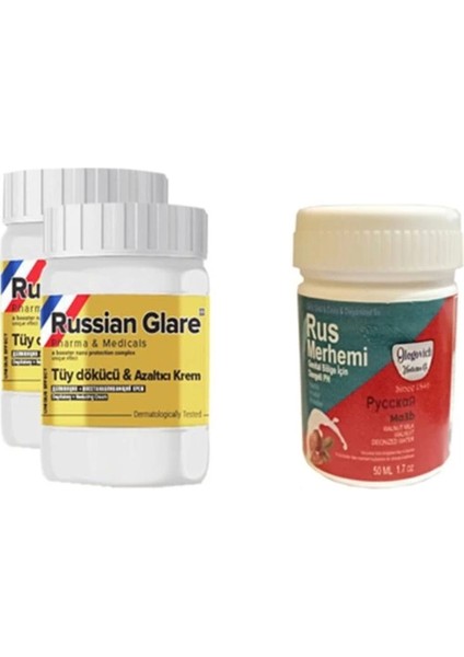 Olegovich Medicine Tüy Dökücü Merhem 50 ml 2 Adet - Genital Bölge Merhemi - 000031KI